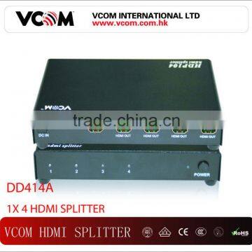 VCOM High Speed HD 3D 24Hz 1*4 HDMI Splitter