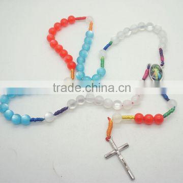 rosary, religious arcylic bead rosary , Catholic rosary