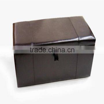 living room leather folding ottoman made in china OT4047