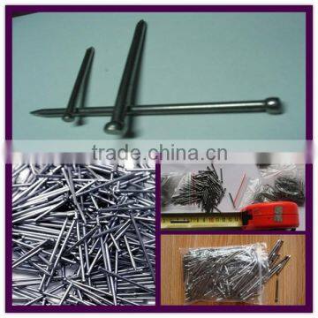 black polished and galvanized finishing nails/bullet head nails