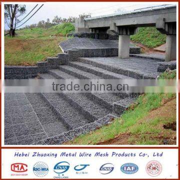 PVC/Gavanized hexagonal gabion box/Stone cage/Flood wall