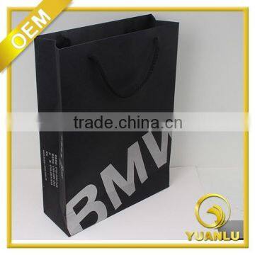 factory sale silver stamping shopping paper bag