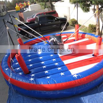 Low price inflatable bungee bull for adults,Cheap inflatable bull rodeo for sale