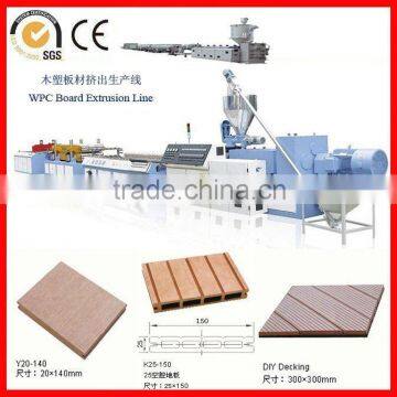 wood ceiling profile production line/extruders/plastic extrusions