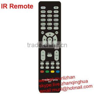 High Quality ZF Black 43 Keys IRD-1011 SAT Wireless IR Remote Control