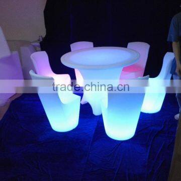 Led Dinning Table Large Diameter 1.1m With a Lots Seats Room