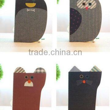 New Design Blank Fancy Paper Notebook/Wholesale Cute Animal Paper Notepad