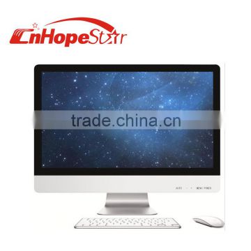 white color touch screen 16:9 hd 1080p 27inch desktop all in one pc