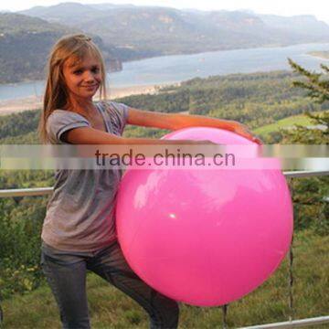 Wholesale custom cheap inflatable pink beach ball for sale