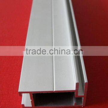 silver sandblasting anodizng aluminum exhibition profile