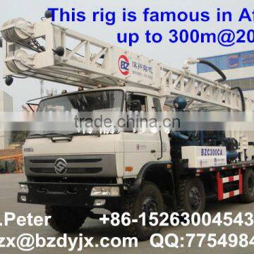 The best quality BZC300CA truck mounted drilling rig