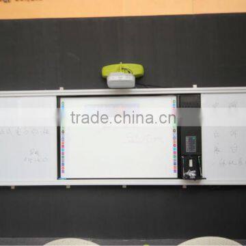 Optical Interactive Finger Touch Whiteboards with smart pen holder for education