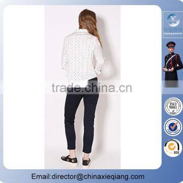 2016 Fashion Lady Casual Printed Shirt Long Sleeve Shirt