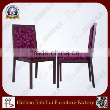 Purple Low Back Imitated Wood Restaurant Chair photo-5