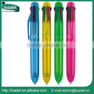 Cheap 6 color ballpoint pen