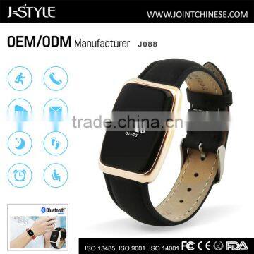 J-style Wearable Band Smart Bluetooth Fitness Tracker With Real -Leather Band Optional photo-2