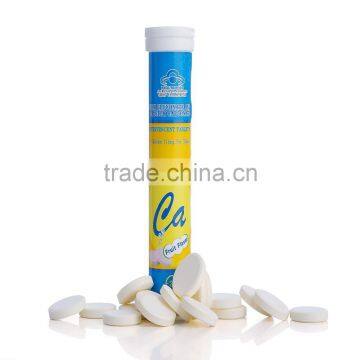 GMP Certified Functional Drink Manufacturer Calcium Effervescent Tablet