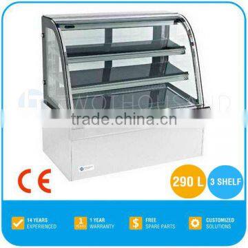 2017 Best Selling Refrigerated Table Top Display - 2-8 'C, 290 L, 3 Shelf, CE, TT-MD127A