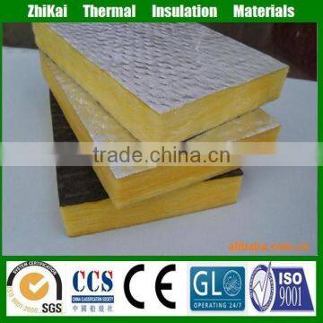 CE approved fiberglass wool batts with aluminum foil