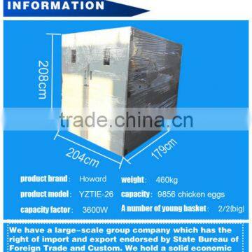 98% Hatching Rate Full Automatic Industrial Love Birds Egg Incubator CE Approved photo-2