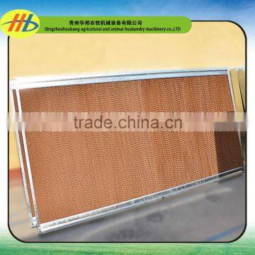 Honey comb evaporative cooling pad for cooler poultry farm and greenhouse