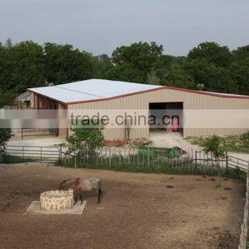 ISO & CE standard Qatar Project Low Cost Prefabricated Steel Structure Building For Livestock Farm