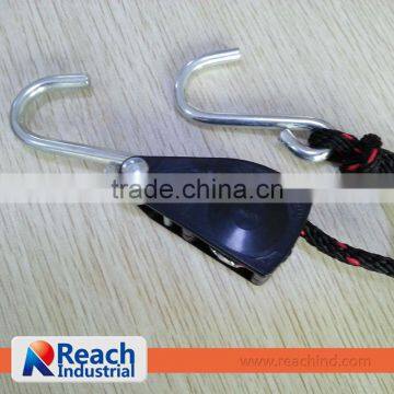 1/4" Rope Ratchet With Metal Pulley Wheel photo-2