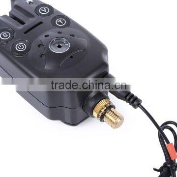 2 LEDs Adjustable Water Resistant Sensitivity Fishing Tone Volume Bite Alert Alarm photo-5