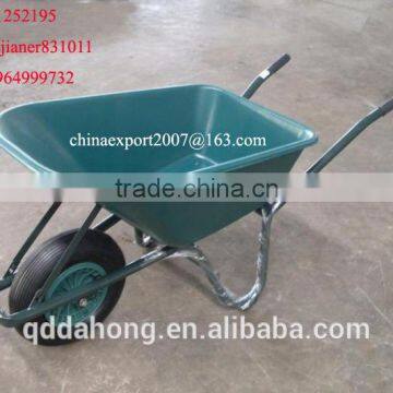Europe Plastic Garden Wheel Barrow With 4.00-8 Rubber Wheel WB6414 photo-4