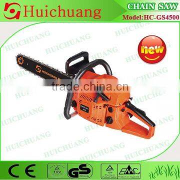 gasoline chain saw with CE approved for tree cutting machine