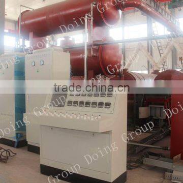 fully automatic continuously Waste to oil tyre/scrap plastic pyrolysis plant tyre/plastic recycling machine