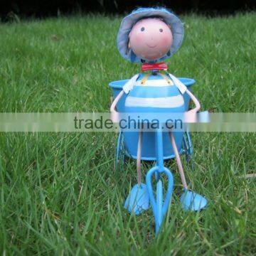 Metal Garden Planter Metal Tricycle Garden Planter Garden Decoration photo-5