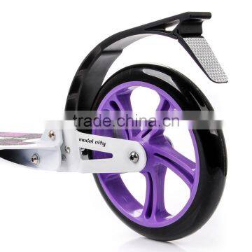 New Design 200 mm Big Wheels Adult Kick Scooter With Suspension photo-4