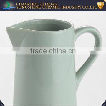 Hot Sale Glazed Ceramic House Water Pitcher for Bathroom photo-2