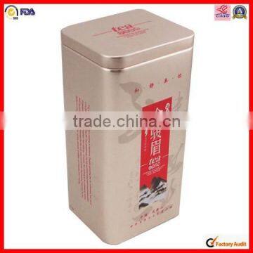 Factory Custom Print Rectangle Wine Tin Box photo-3