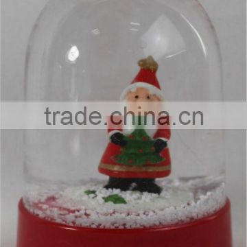 Unique plastic souvenir gift snow globes