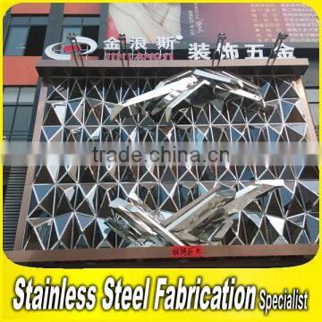 PVD Color Coating Stainless Steel Sheet Exterior Metal Wall Panels photo-5