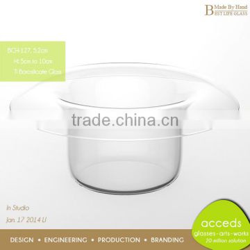 Latest Made In China Factory High Quality Borosilicate Glass Candle Holder