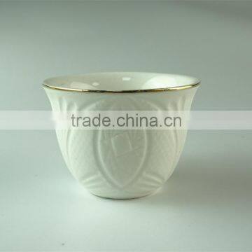 Wholesale White Ceramic Tea Cup Sets, 6 Pcs/set,with Color Box Paking. photo-2