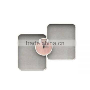 Multifunctional Wall Container Attach Clock Double Rectangle Concrete House Container photo-2