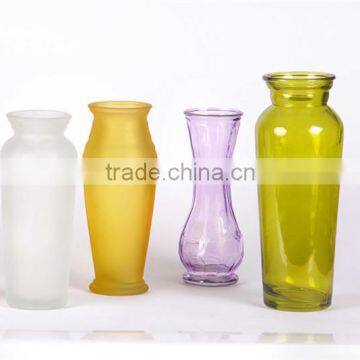 different types glass vase for home decoration