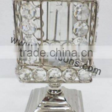 Wedding Crystal Votive Candle Stand photo-4