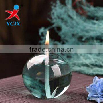 Wholesale Hand Blown Clear Glass Globe Kerosene Lamp