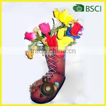 YS10689 cute metal boot planter handicraft