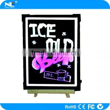LED Writing board/ wireless LED message board/ LED light display advertising board