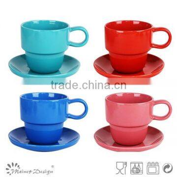 Custom Printed Ceramic Coffee & Tea Set,porcelain Cup & Saucer,wholesale Tea Sets photo-2
