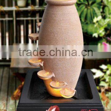 Resin Water Decoration,resin Water Fountain With Led Light