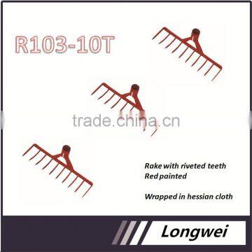 Tangshang Longwin Steel Garden Rake 103 for sale