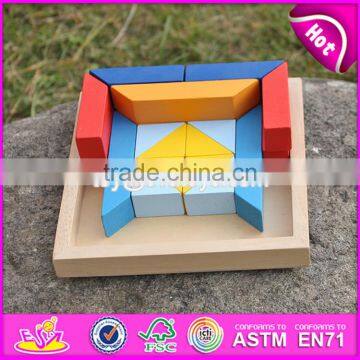 2017 New Design 20 Pieces Educational Wooden Blocks for Toddlers W13A127 photo-4