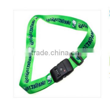 factory price Custom pretty tsa lock luggage strap for all people